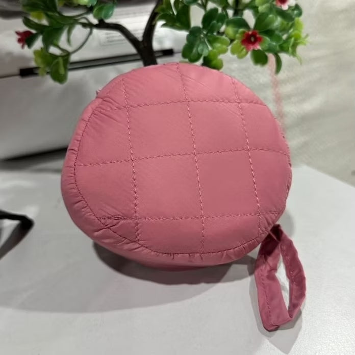 Mukena de Voyage Uni Rose Poudré